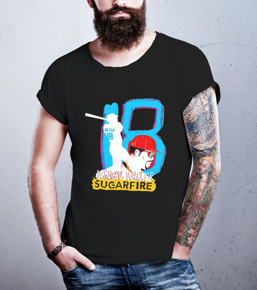 Jordan Walker Sugarfire St. Louis Cardinals Home Run Derby Champ 18 Baseball T-Shirt
