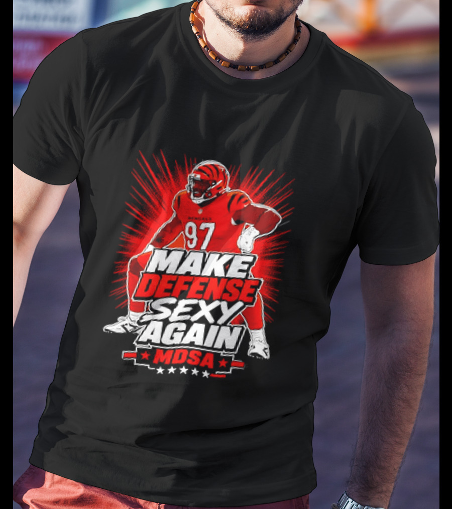 Kamron Neal Cincinnati Bearcats Make Defense Sexy Again MDSA Football 97 T-Shirt