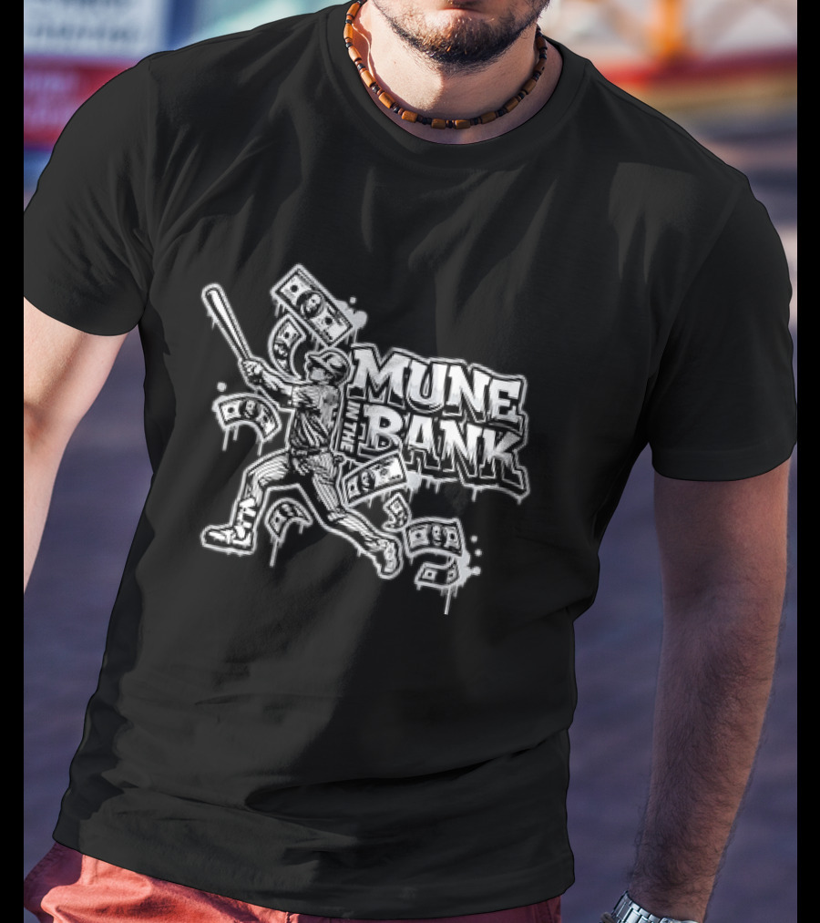 Las Vegas Raiders Mune In The Bank Baseball Money Batter T-Shirt