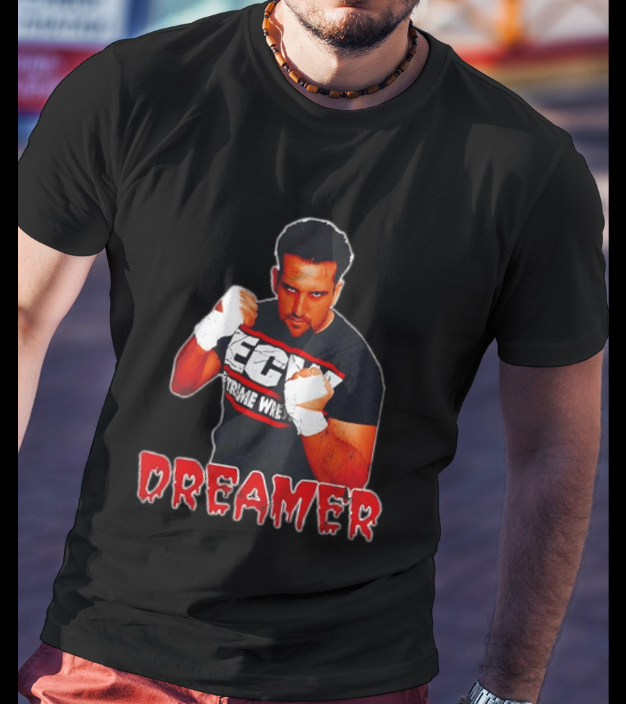ECW Extreme Wrestling Tommy Dreamer Fighting T-Shirt