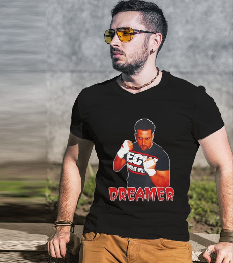 ECW Extreme Wrestling Tommy Dreamer Fighting T-Shirt