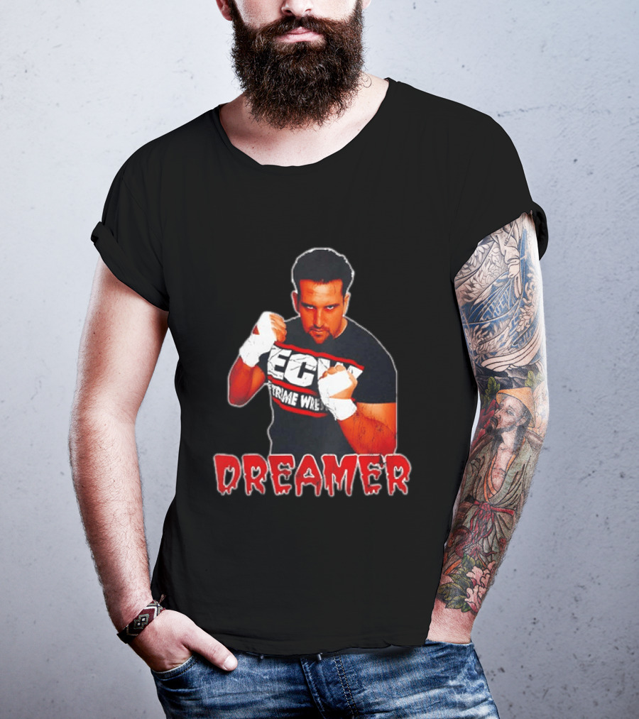 ECW Extreme Wrestling Tommy Dreamer Fighting T-Shirt