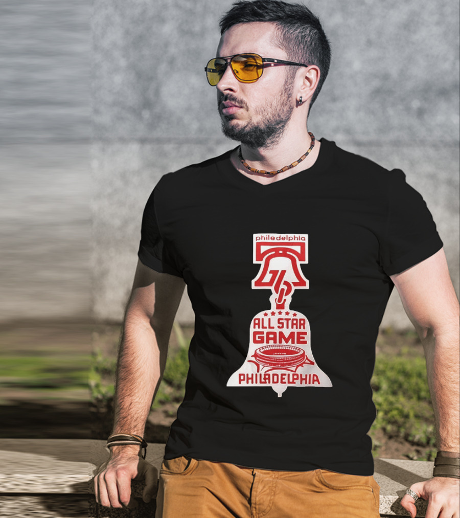 Philadelphia 76 All Star Game Liberty Bell Stadium T-Shirt