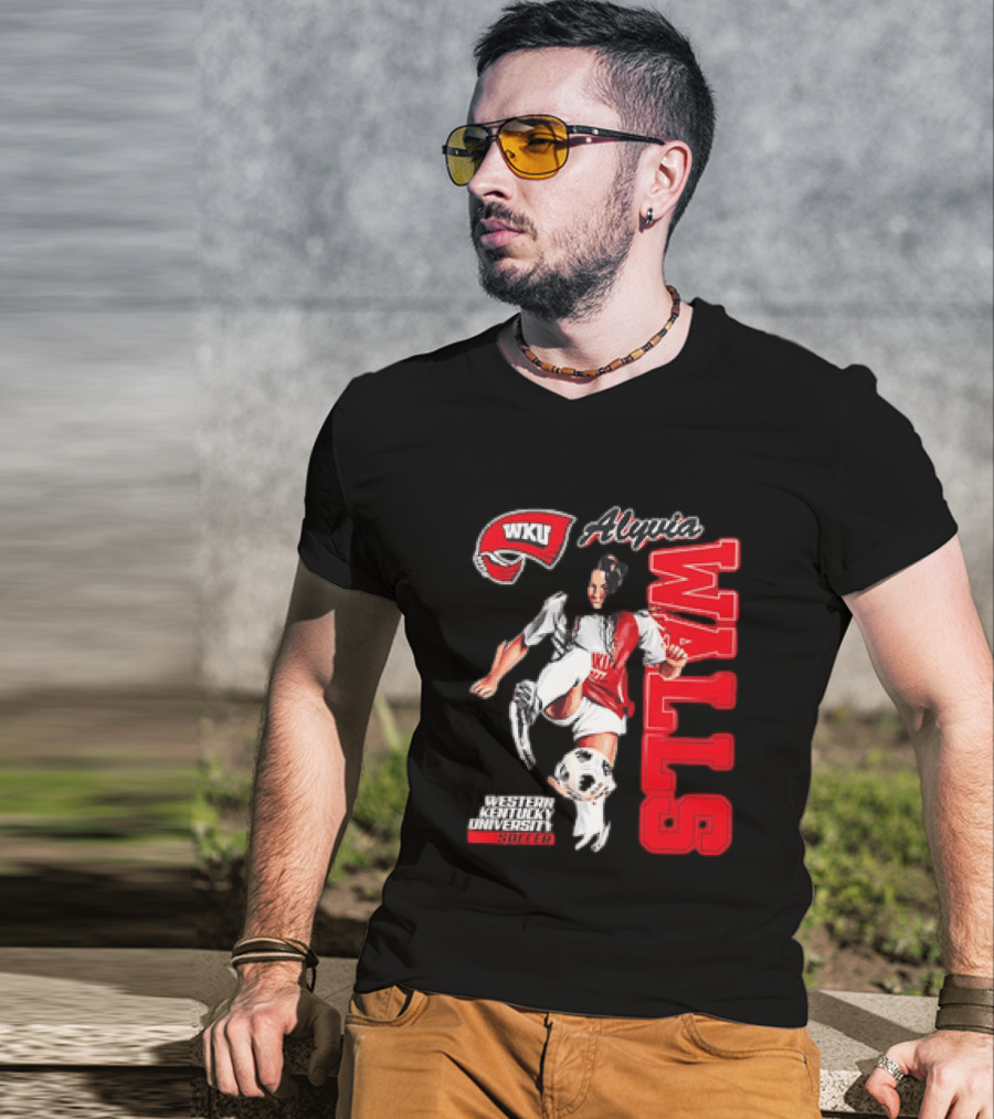 Western Kentucky University Soccer Alyvia Walls WKU T-Shirt