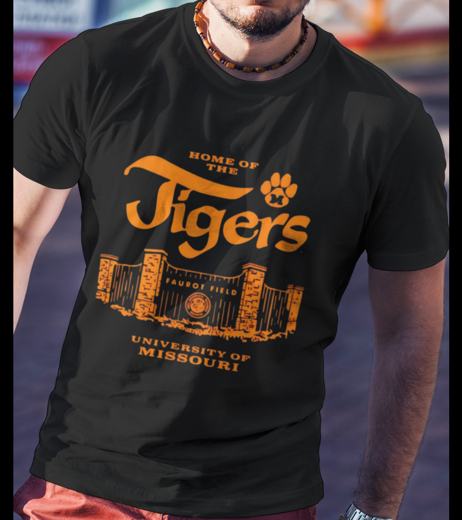 Home Of The Tigers Faurot Field University Of Missouri T-Shirt