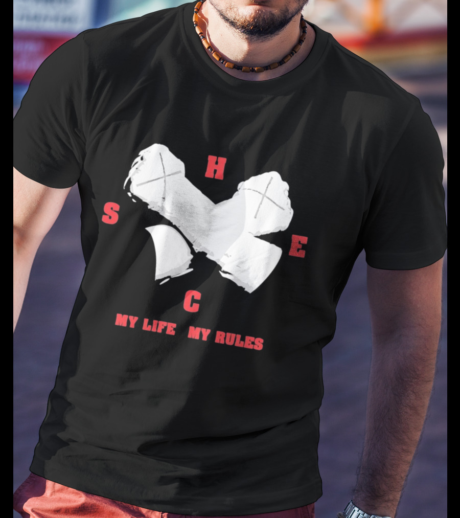HSEC Crossed Axes My Life My Rules T-Shirt