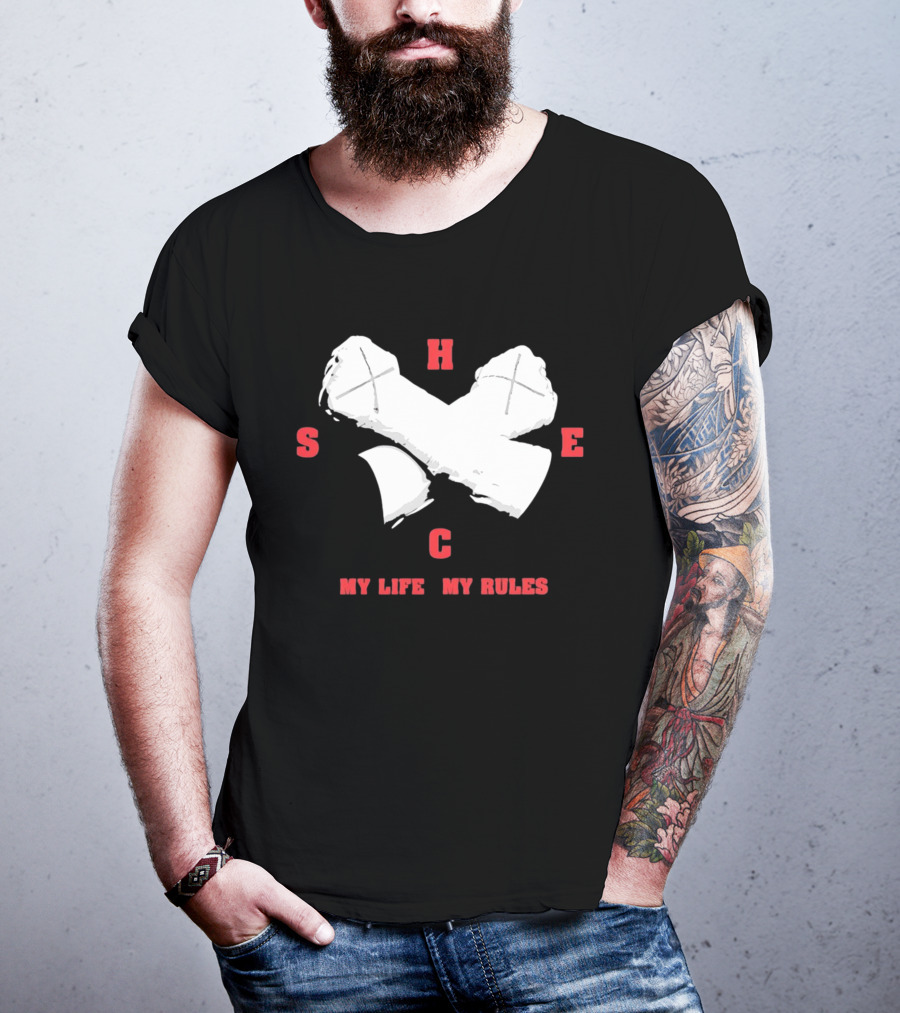 HSEC Crossed Axes My Life My Rules T-Shirt