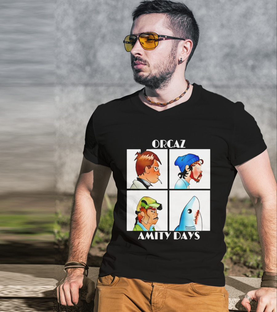 Orcaz Amity Days Demon Days Jaws T-Shirt