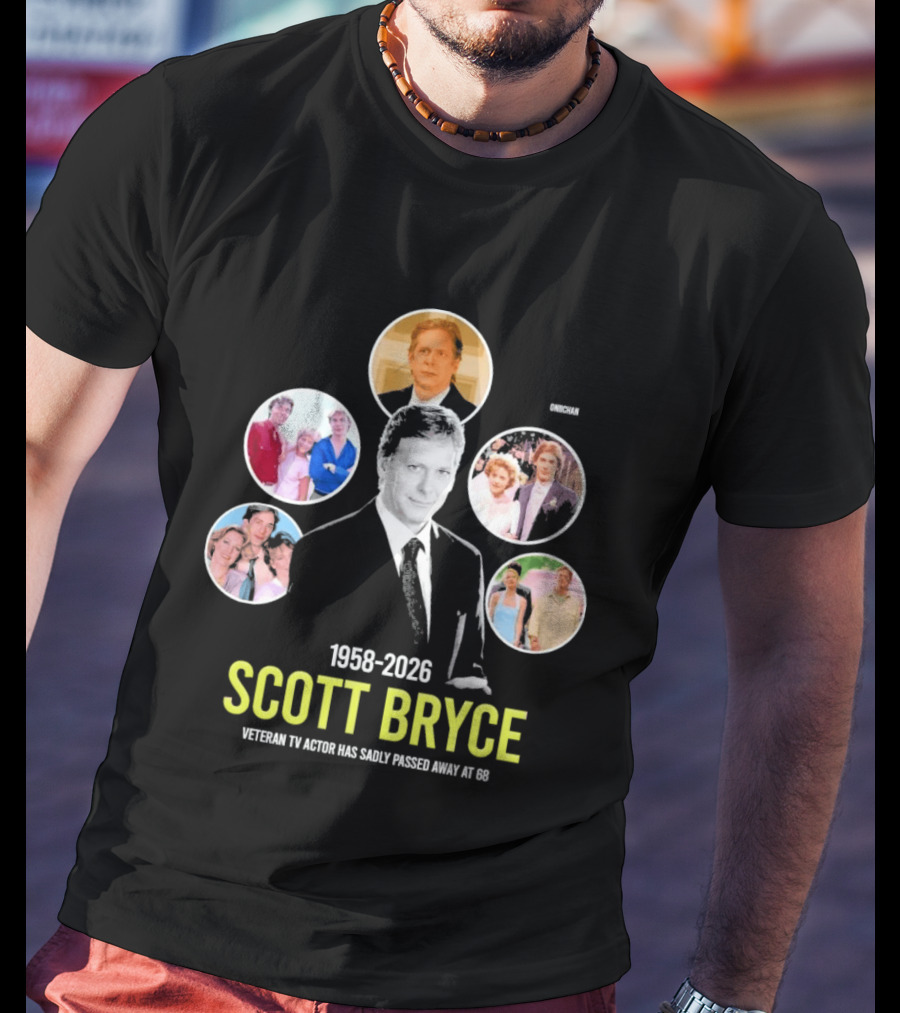 Scott Bryce 1958 2026 Veteran TV Actor Remembered T-Shirt