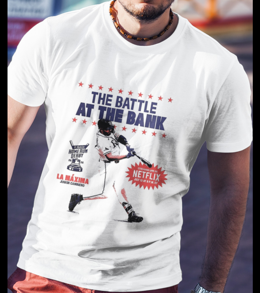 Junior Caminero LA Maxima The Battle At The Bank Netflix Home Run Derby 2026 T-Shirt