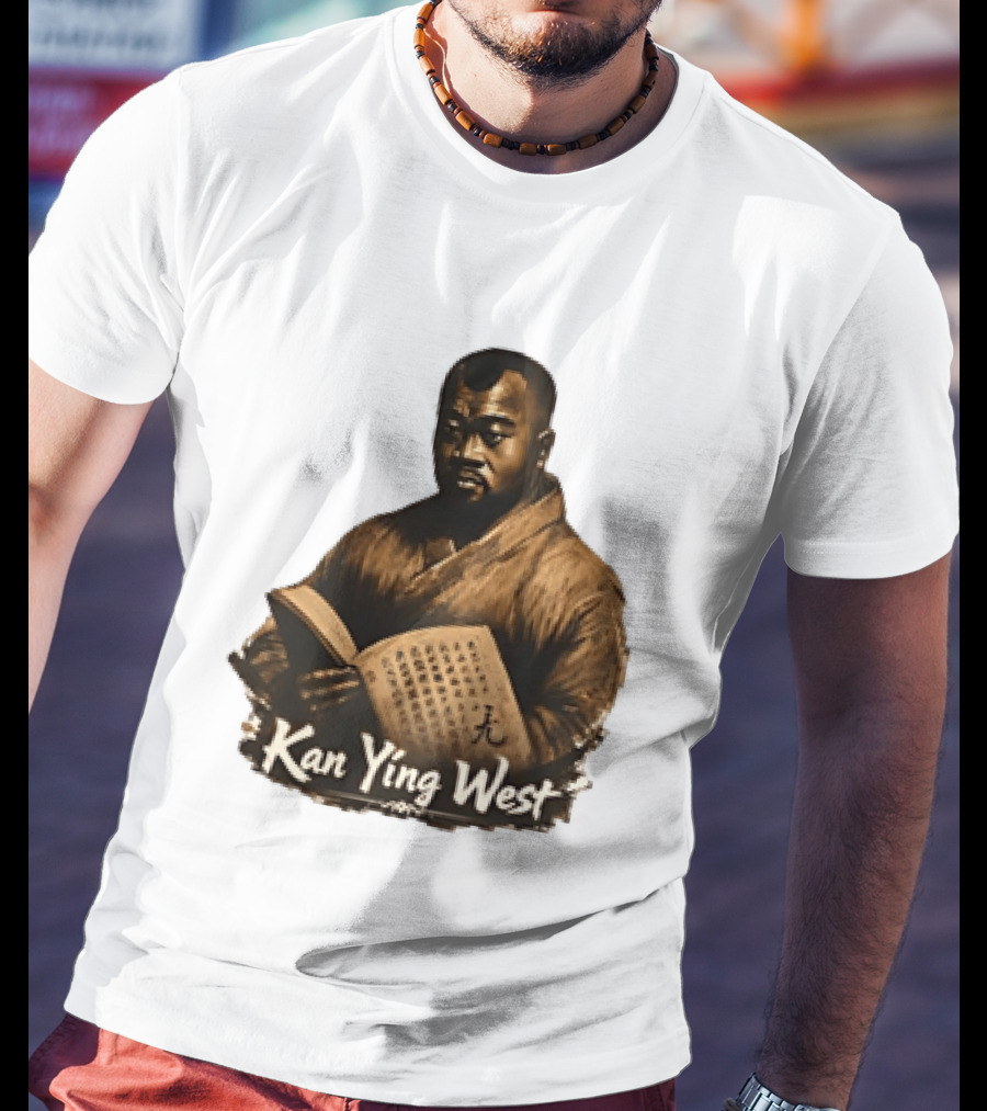 Kan Ying West Book Meme Kanye Mashup T-Shirt