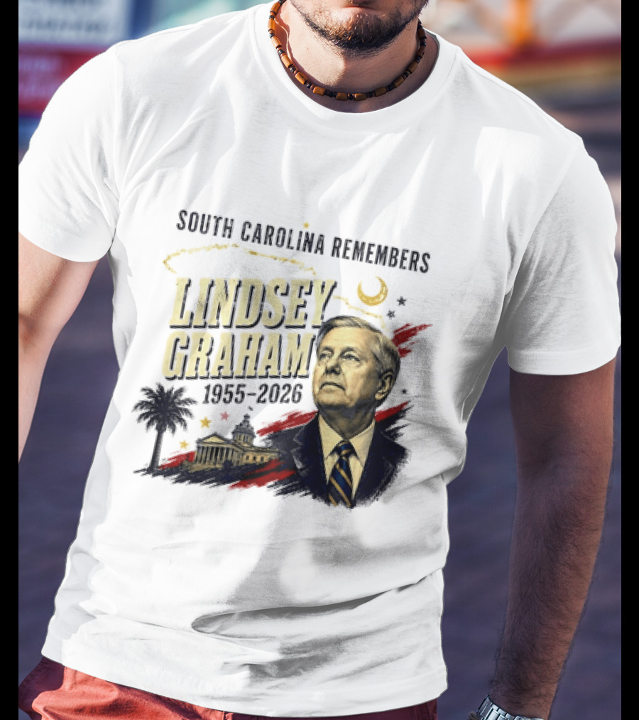 Lindsey Graham 1955 2026 South Carolina Remembers Moon Capitol T-Shirt