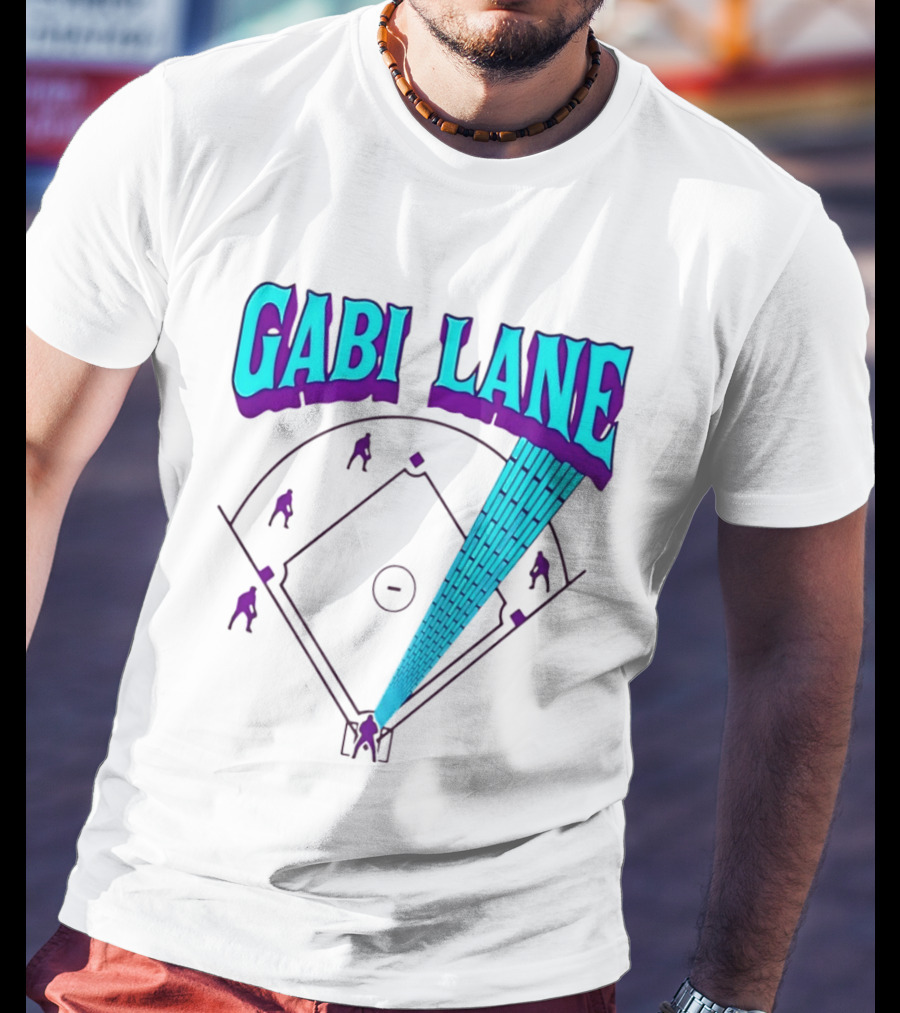 Gabi Lane Home Run Baseball Diamond T-Shirt