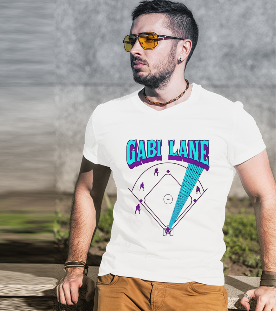 Gabi Lane Home Run Baseball Diamond T-Shirt