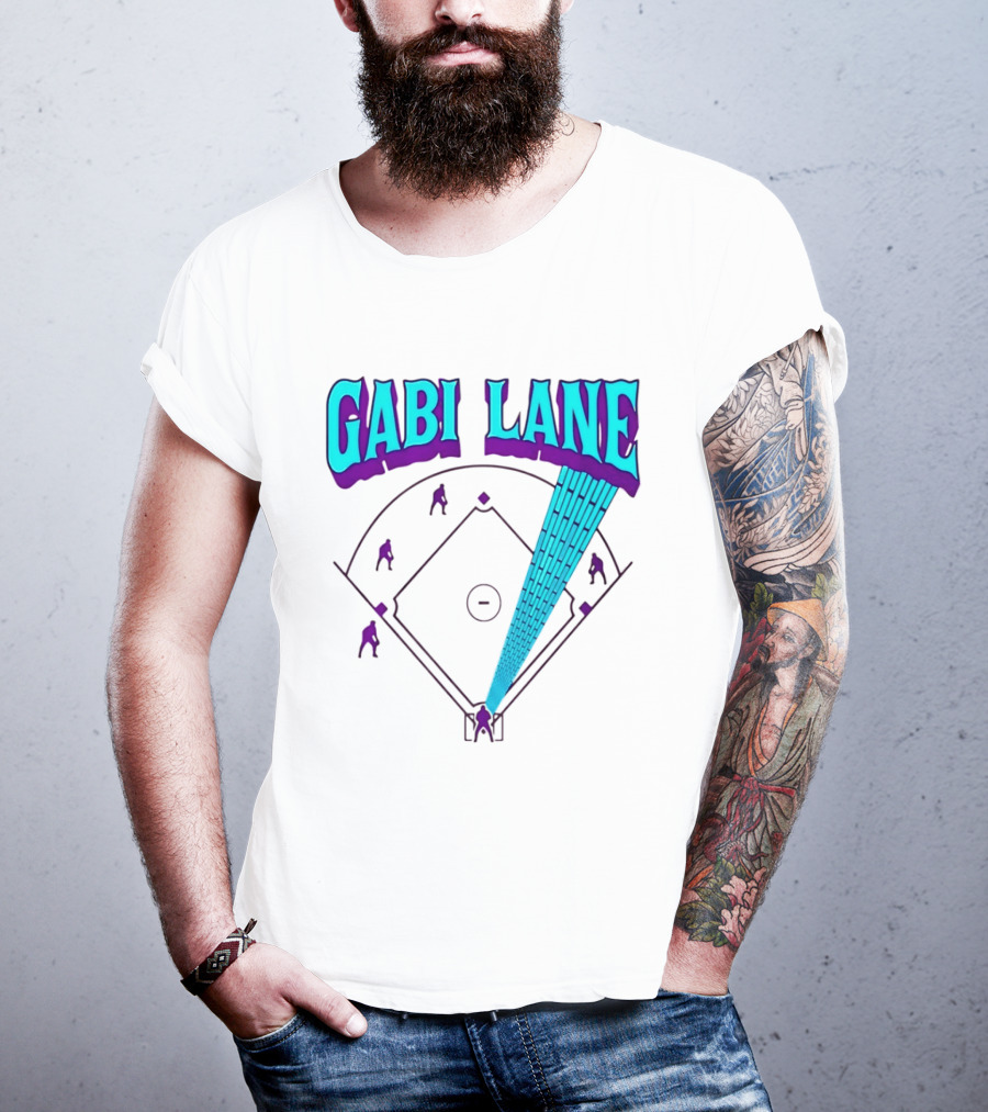 Gabi Lane Home Run Baseball Diamond T-Shirt