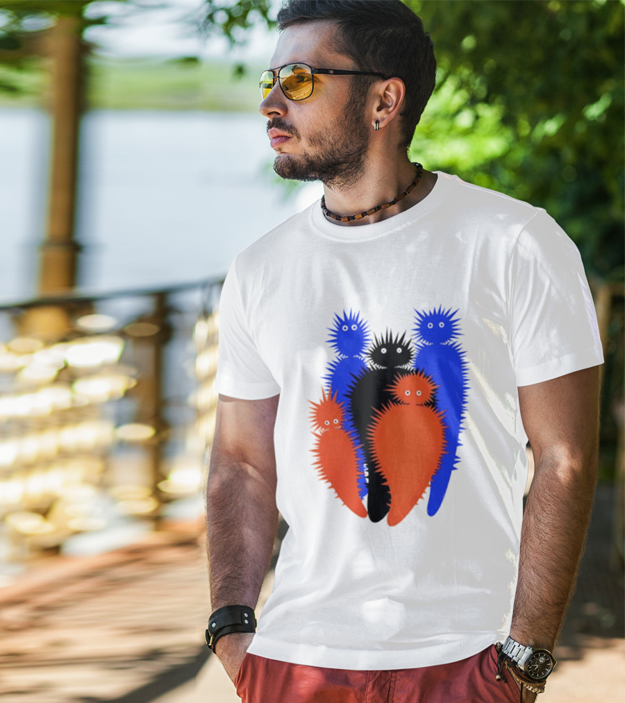 Hollerbaum And Schmidt Julius Klinger 1909 Spiky Colorful Creatures T-Shirt