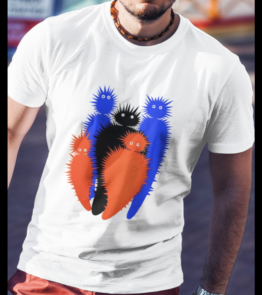 Hollerbaum And Schmidt Julius Klinger 1909 Spiky Colorful Creatures T-Shirt