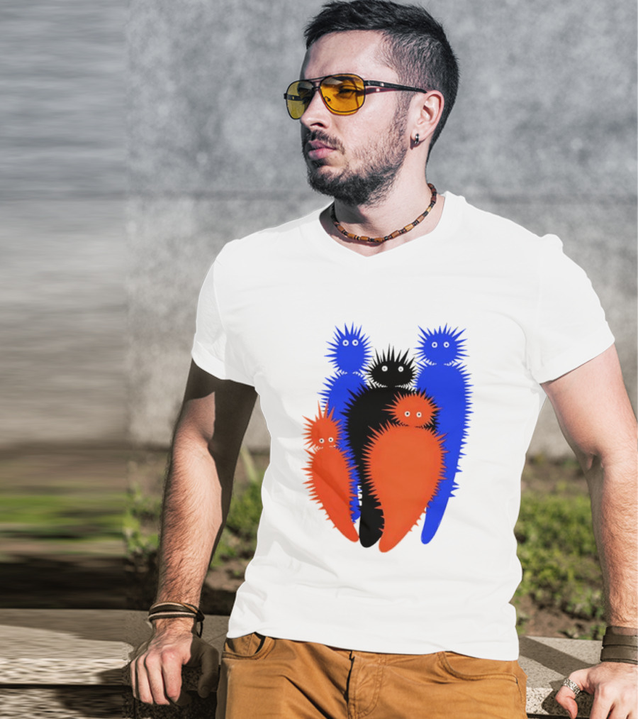 Hollerbaum And Schmidt Julius Klinger 1909 Spiky Colorful Creatures T-Shirt