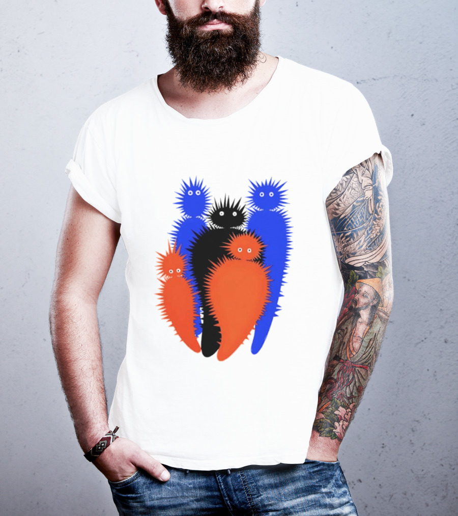 Hollerbaum And Schmidt Julius Klinger 1909 Spiky Colorful Creatures T-Shirt
