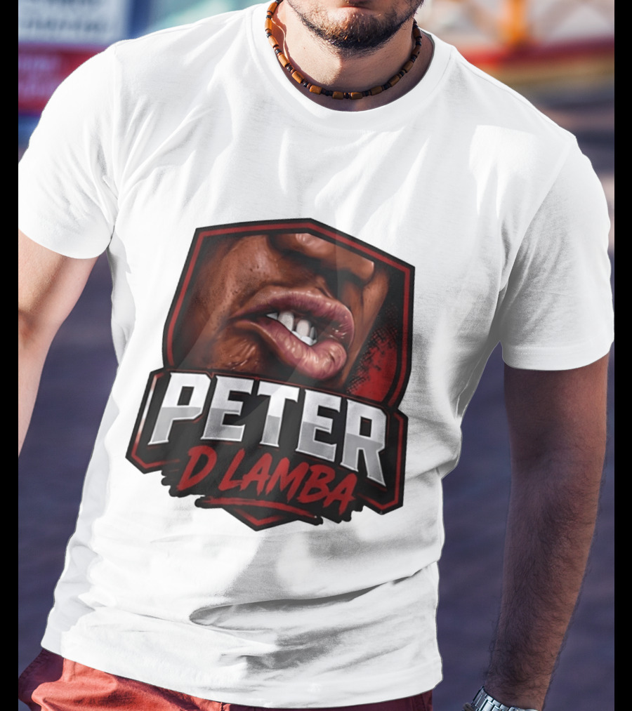 Peter D Lamba Nigerian Politics Satire Streetwear Bold Expression T-Shirt