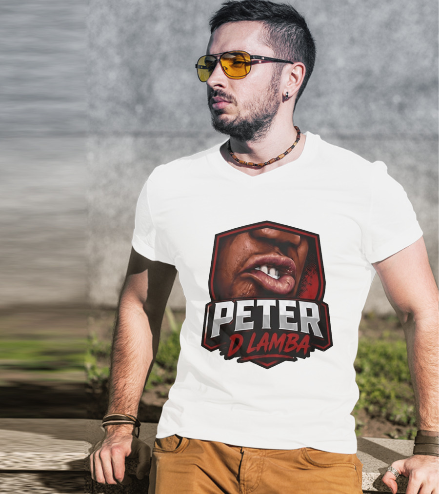Peter D Lamba Nigerian Politics Satire Streetwear Bold Expression T-Shirt