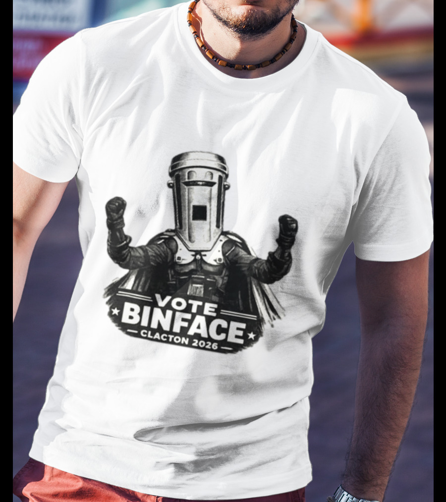 Vote Binface Clacton 2026 UK Election Campaign T-Shirt