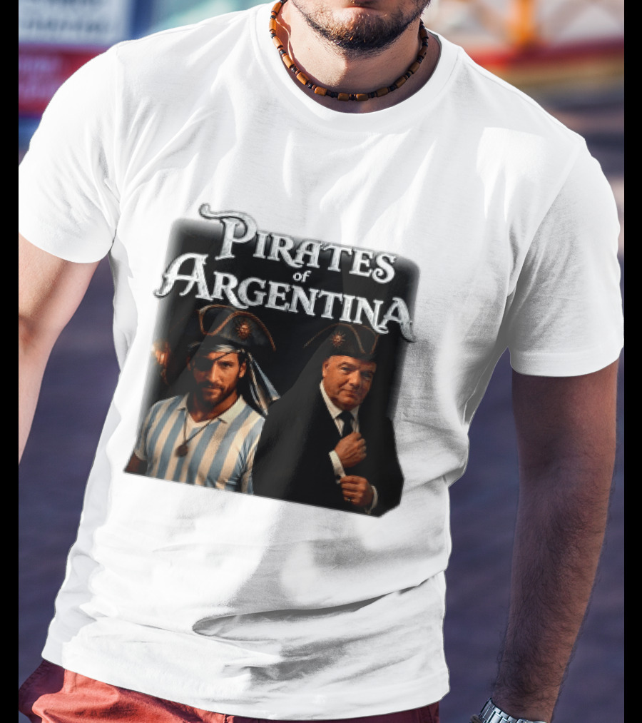Pirates Of Argentina Messi Mashup Soccer Legend And Captain T-Shirt