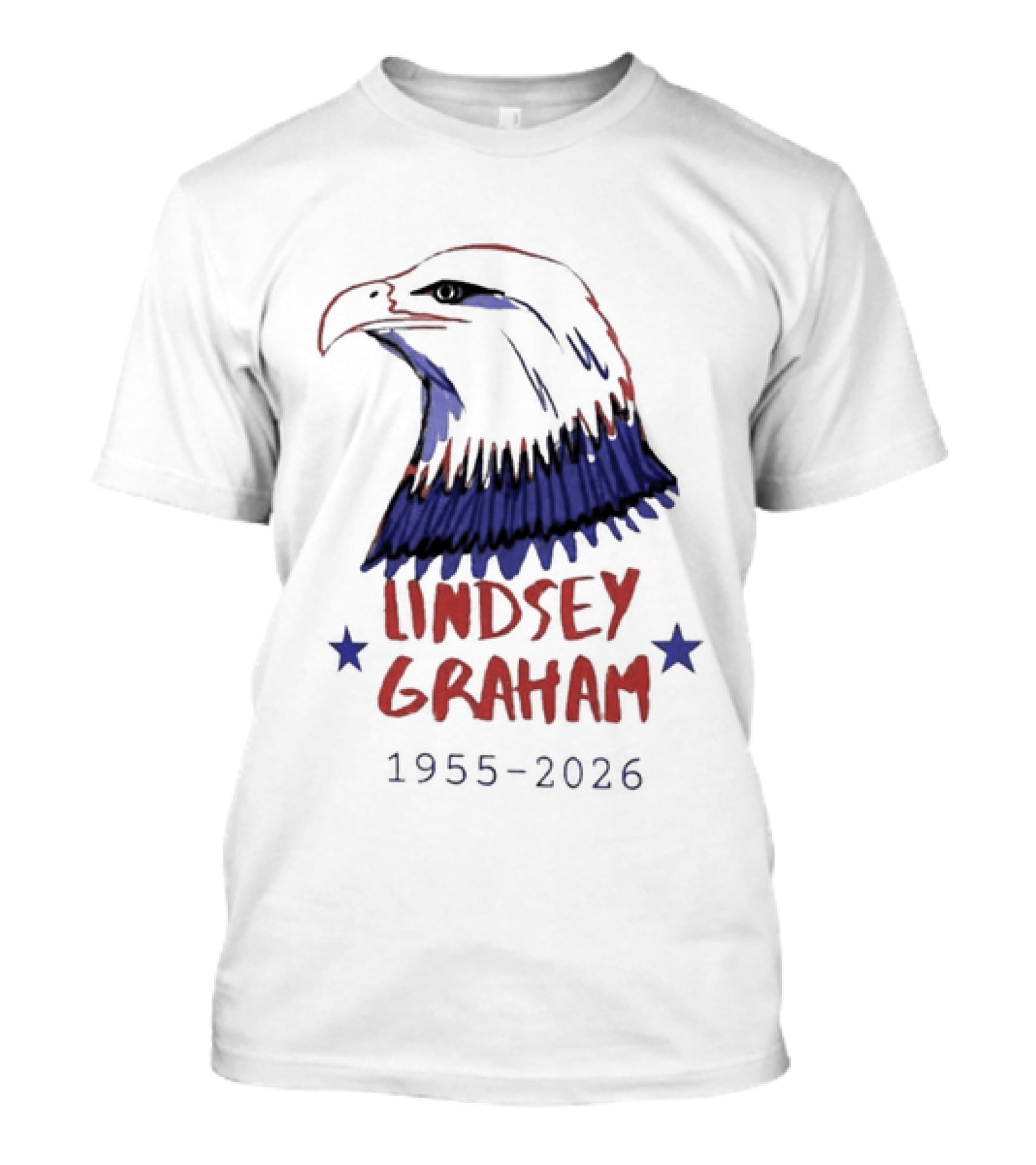 Lindsey Graham 1955 2026 Patriotic Eagle T-Shirt