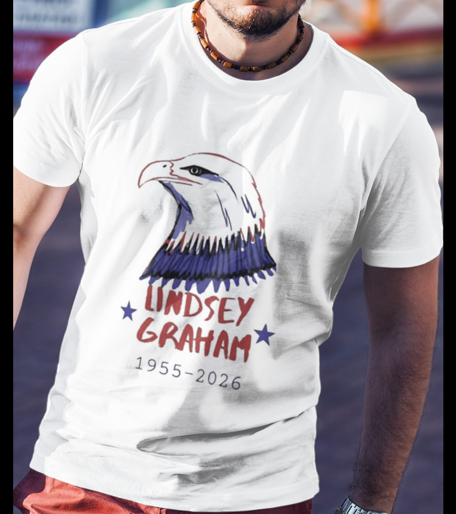 Lindsey Graham 1955 2026 Patriotic Eagle T-Shirt