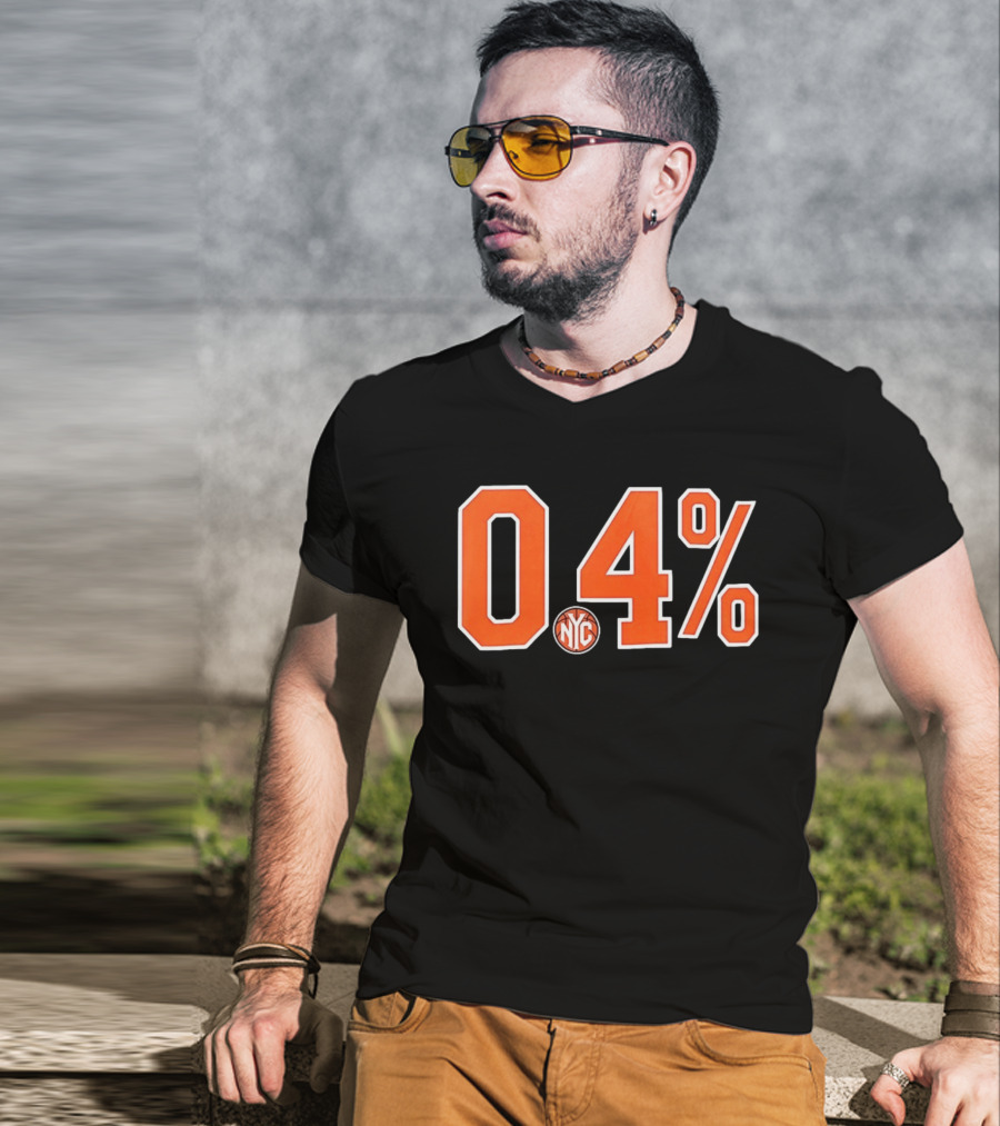 0.4 Percent NYC New York Knicks NBA T-Shirt