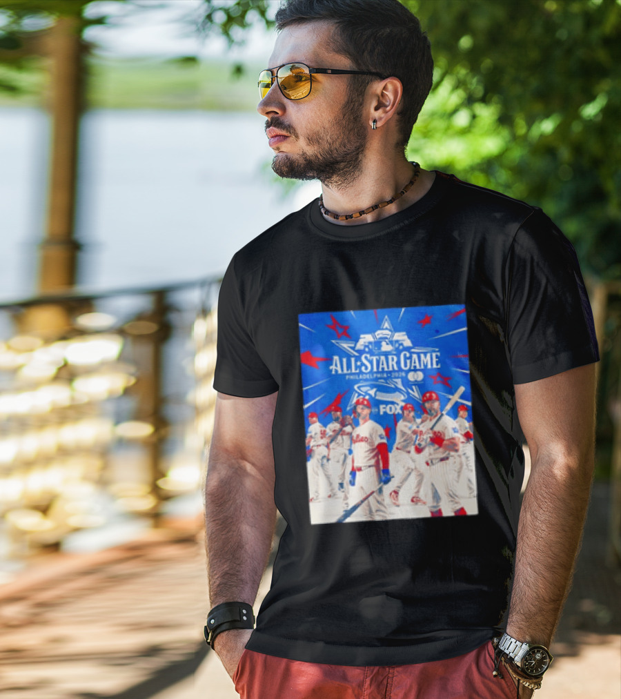 2026 All Star Game Philadelphia Phillies Major League Baseball FOX T-Shirt