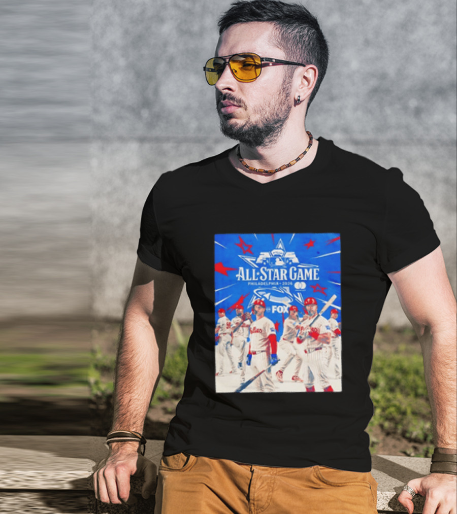 2026 All Star Game Philadelphia Phillies Major League Baseball FOX T-Shirt