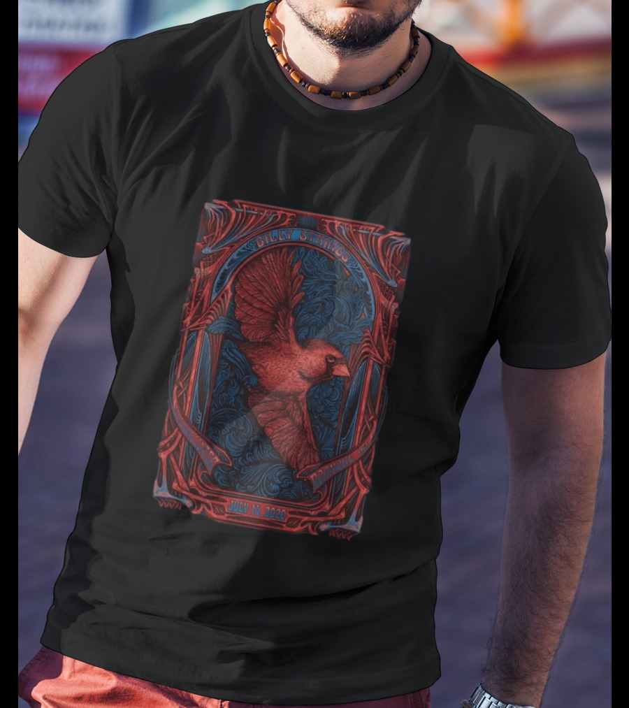 July 14 2026 Billy Strings Roanoke VA Cardinal T-Shirt