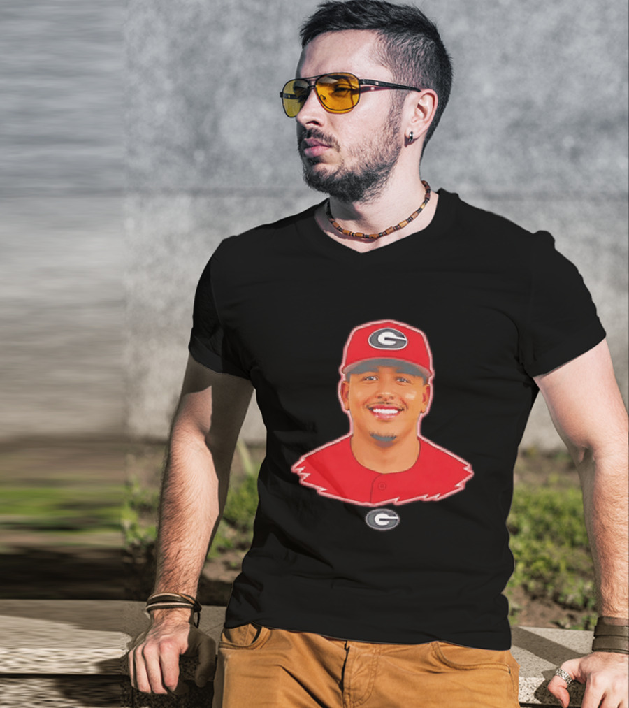Bryce Calloway Georgia Bulldogs Baseball Cap And Jersey Sports Fan T-Shirt