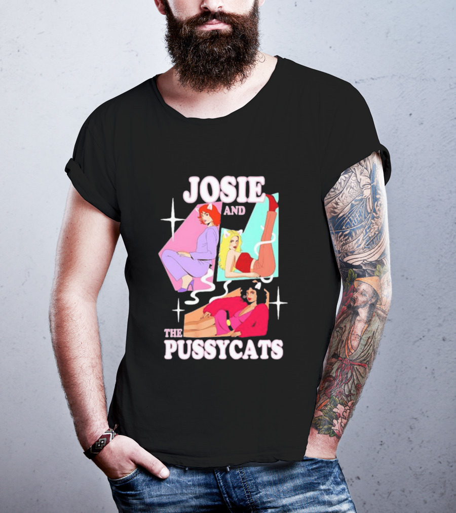 Josie And The Pussycats Valerie Brown Melody Valentine Vintage Cartoon Fashion T-Shirt