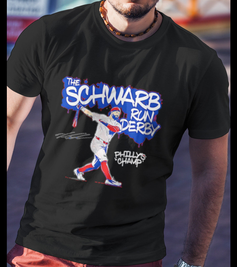 The Schwarb Run Derby Kyle Schwarber Philadelphia Phillies T-Shirt