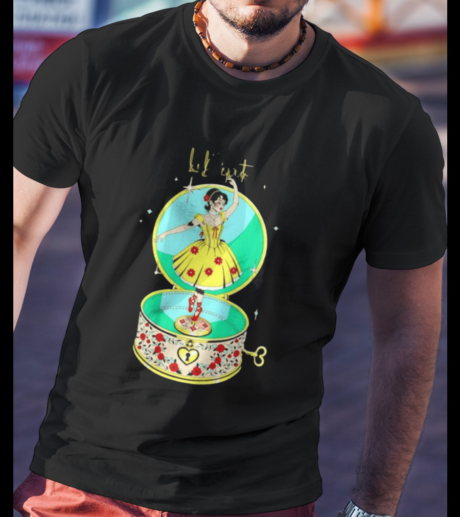 La Dispute Such Small Hands Ballerina Music Box Vintage Style Yellow Dress Flowers T-Shirt