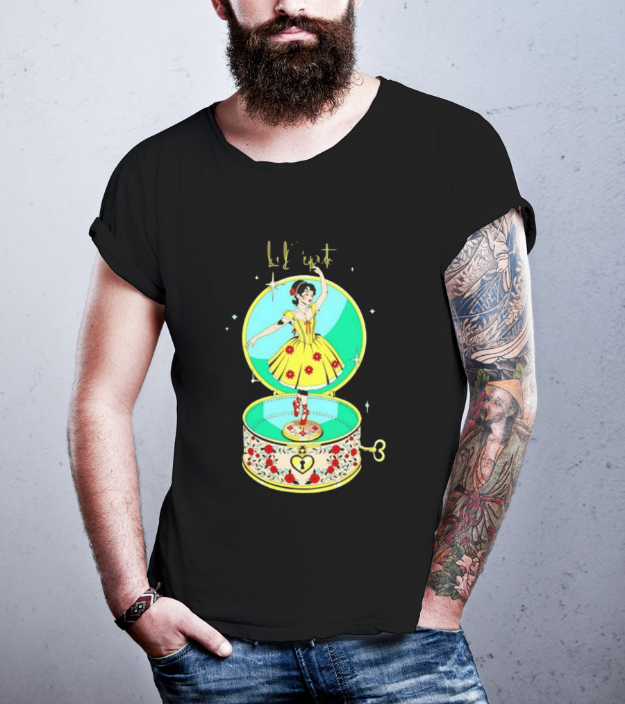 La Dispute Such Small Hands Ballerina Music Box Vintage Style Yellow Dress Flowers T-Shirt