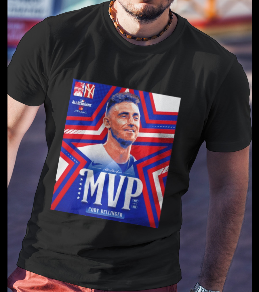 Cody Bellinger MVP 2026 MLB All Star Game Philadelphia Yankees Stars T-Shirt