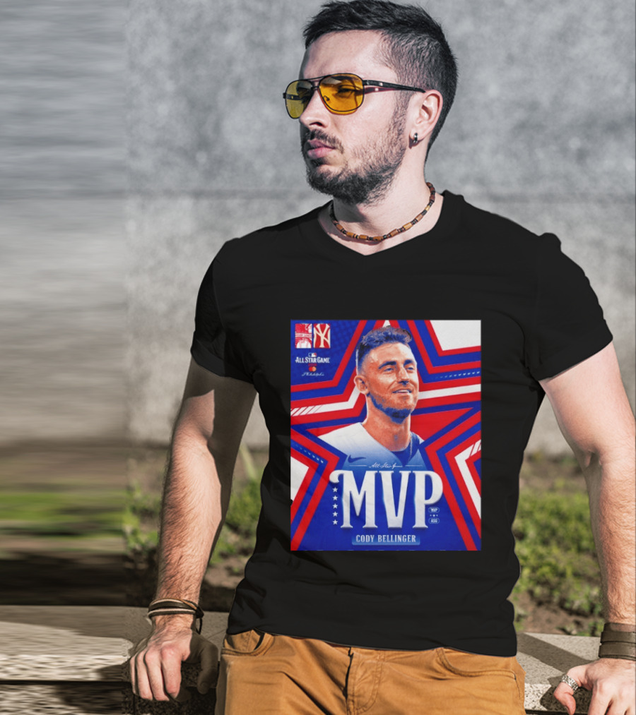 Cody Bellinger MVP 2026 MLB All Star Game Philadelphia Yankees Stars T-Shirt