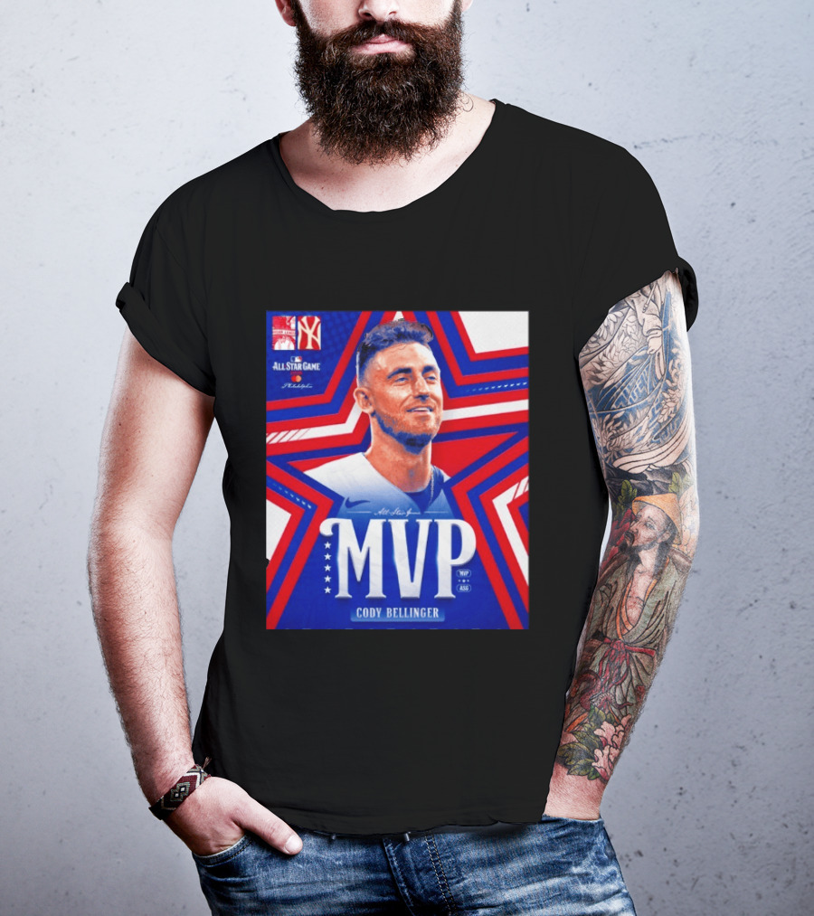Cody Bellinger MVP 2026 MLB All Star Game Philadelphia Yankees Stars T-Shirt