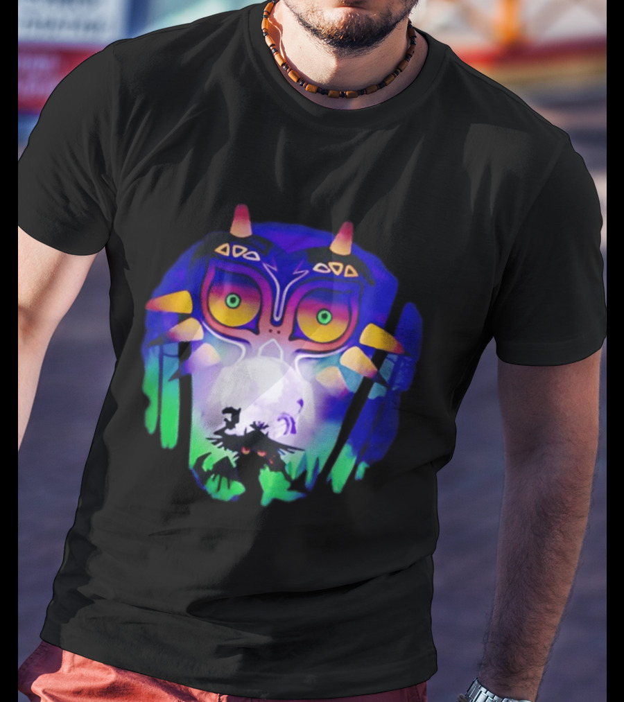 Majora's Mask Legend Of Zelda Skull Kid And Moon T-Shirt