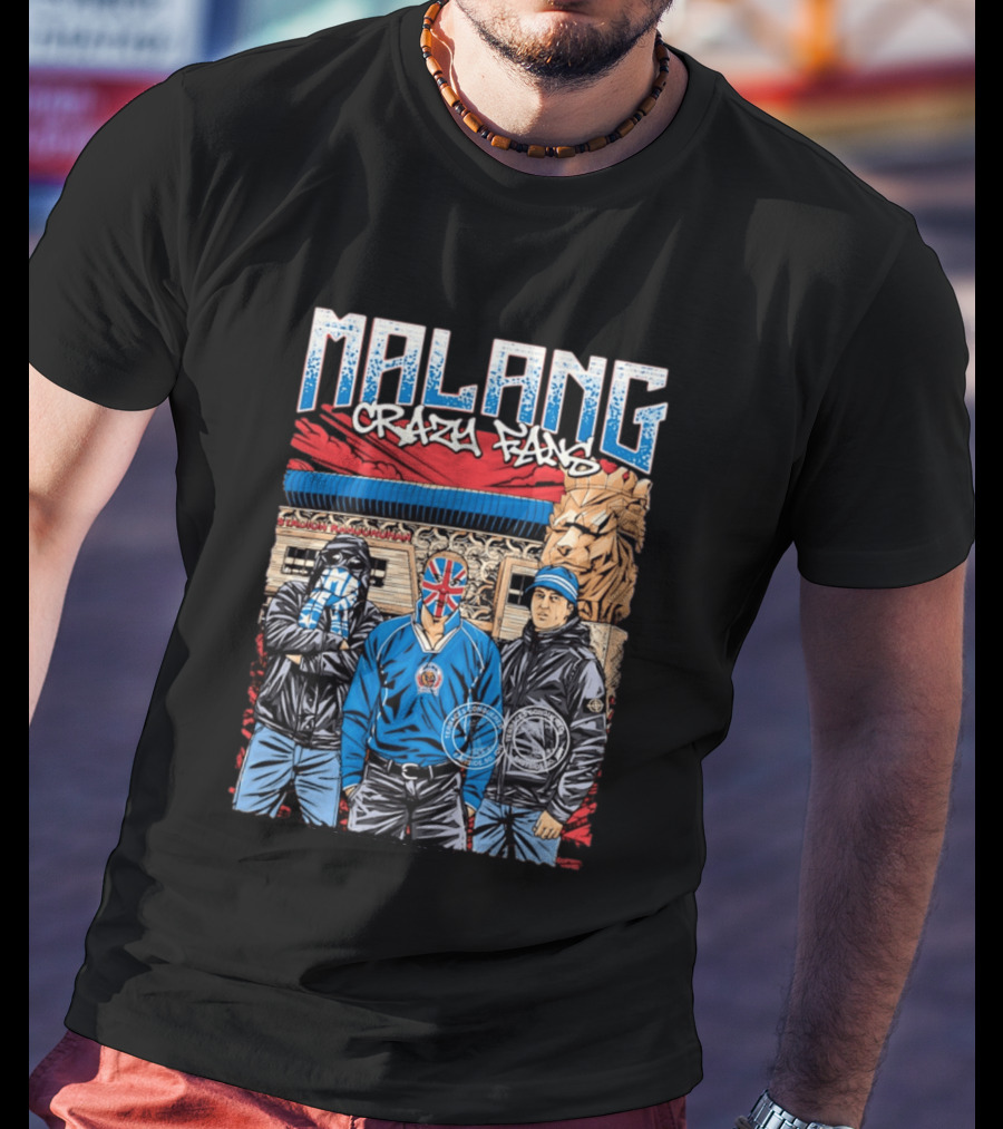 Malang Crazy Fans Stadion Kanjuruhan Arema Football Club T-Shirt