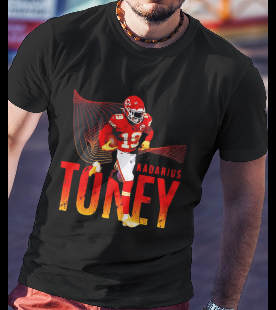Kadarius Toney Kansas City Chiefs Running Football Star T-Shirt