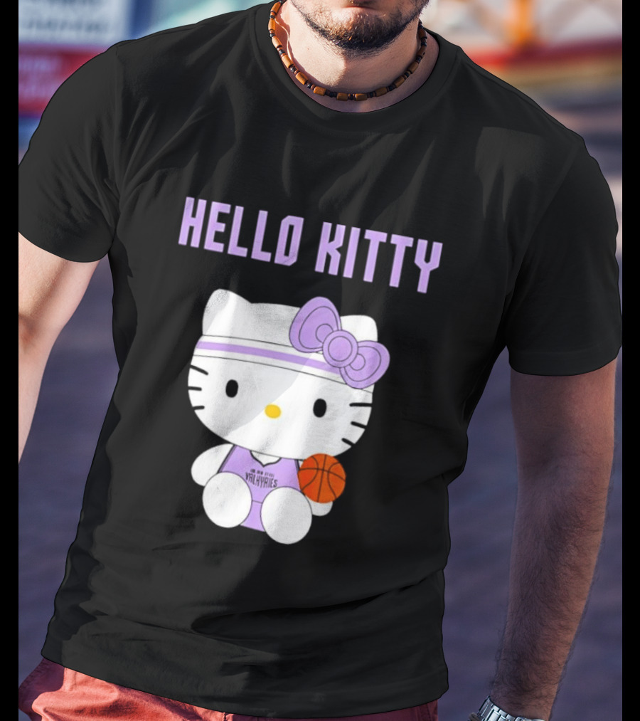 Hello Kitty Basketball Player Golden State Valkyries Collaboration T-Shirt