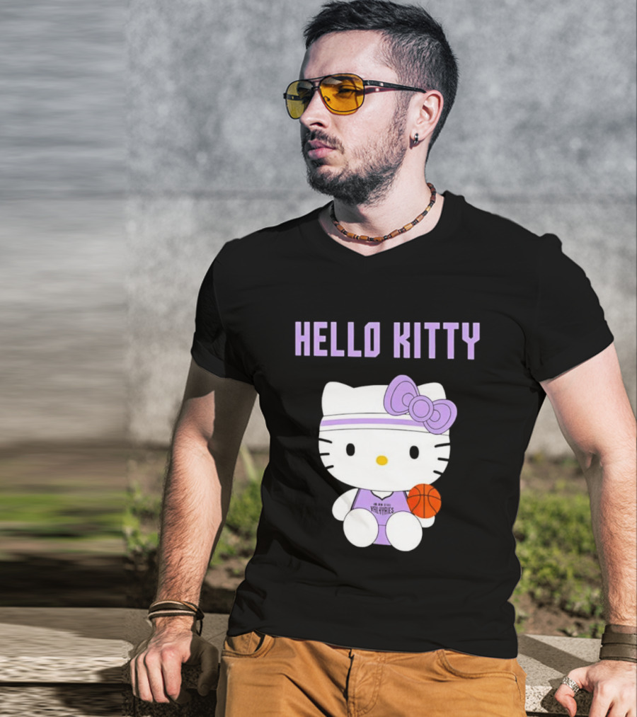 Hello Kitty Basketball Player Golden State Valkyries Collaboration T-Shirt