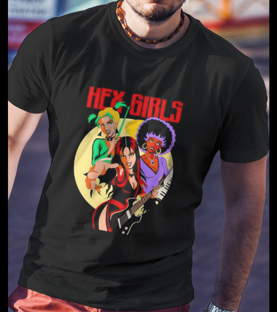 Hex Girls Scooby Doo Band Thorn Luna Dusk Animated Musical Trio T-Shirt