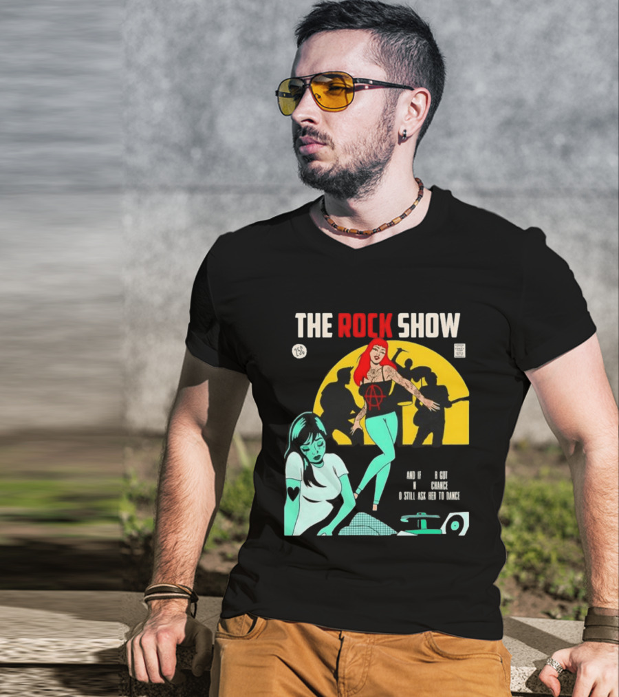 The Rock Show Comic Dance Chance Anarchy Girl Silhouette Scene T-Shirt