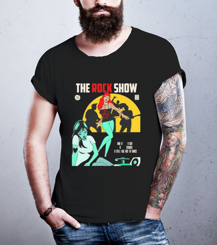 The Rock Show Comic Dance Chance Anarchy Girl Silhouette Scene T-Shirt