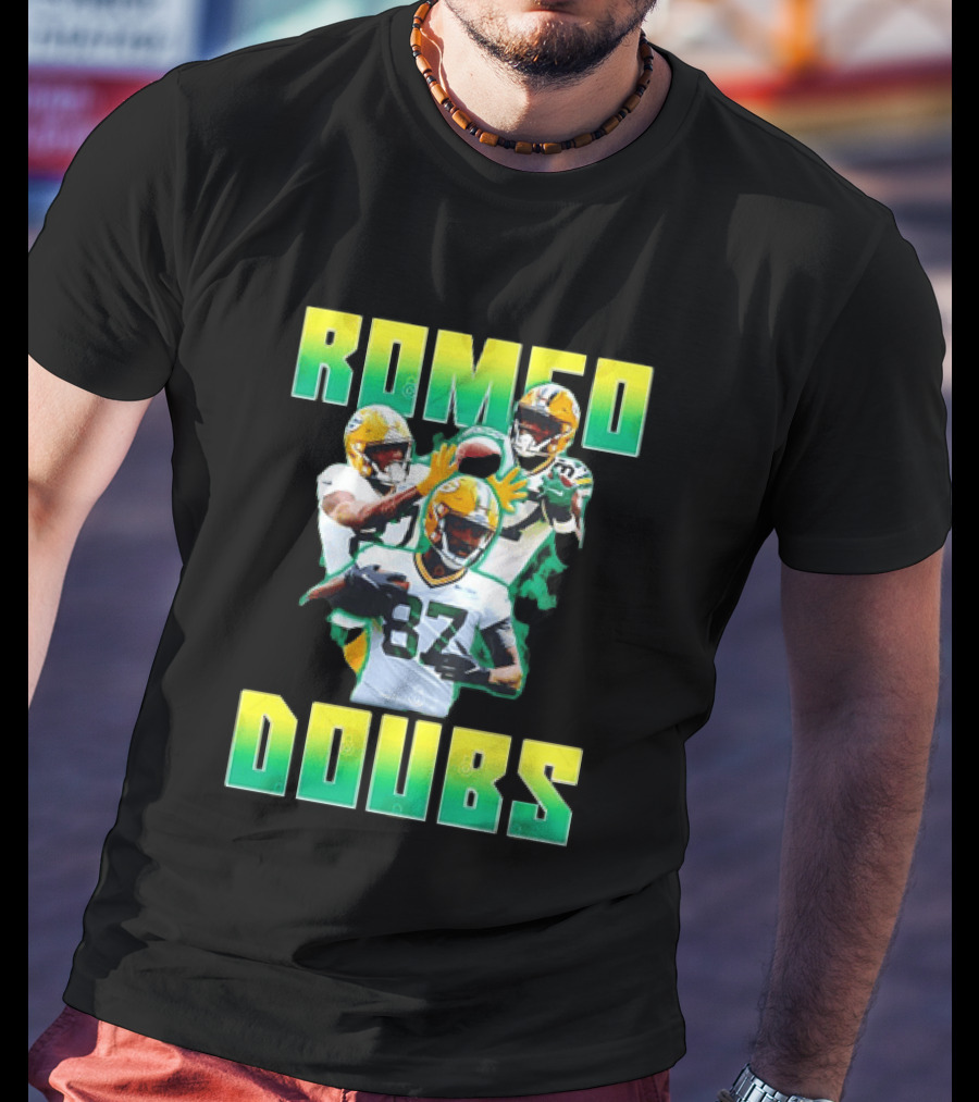Green Bay Packers Football Romeo Doubs 87 Packers T-Shirt
